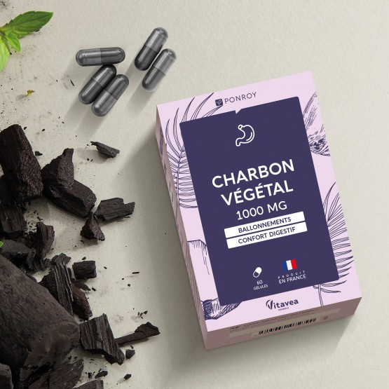 Charbon végétal 1000 mg